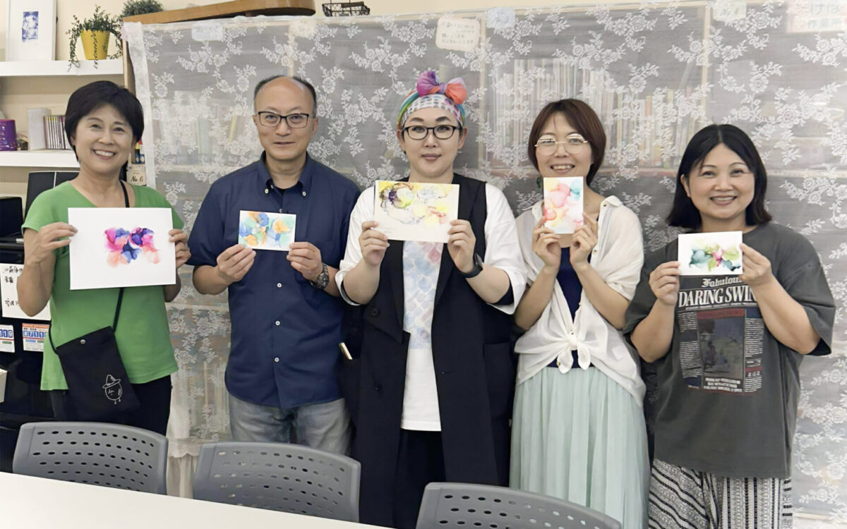 アトリプシー　インクアートのワークショップ